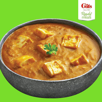 Gits Ready to Eat Paneer Makhani, 1140g (Pack of 4 X 285g Each)