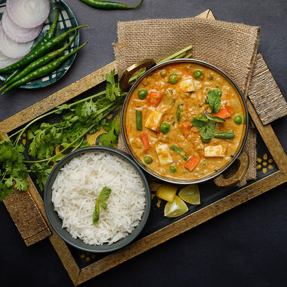 Ashoka Ready to Eat Indian Meals Since 1930, 100% Vegetarian Navratan Korma, All-Natural Traditionally Cooked Indian Food, Plant-Based, Gluten-Free and with No Preservatives, 10 Ounce