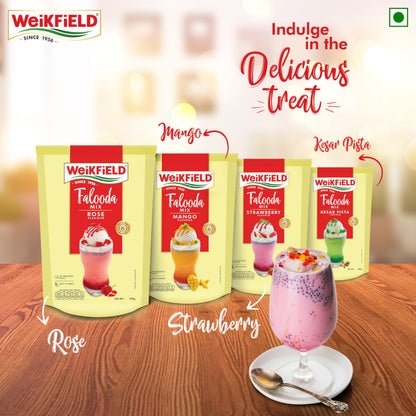 Weikfield Falooda Mix-rose 200 gms - Food / Masala / Dal