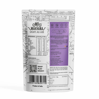 MR Makhana Flavored Makhana | Super Snack | Roasted | 2.65oz (75g) - Family Size (Pickle Tickle)