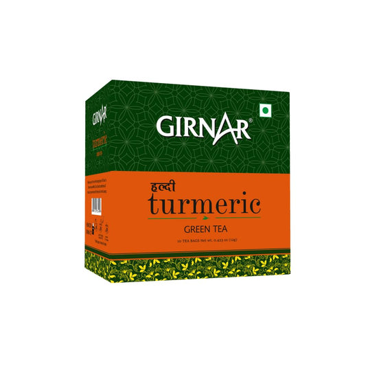 Girnar Green Tea Bags - Turmeric