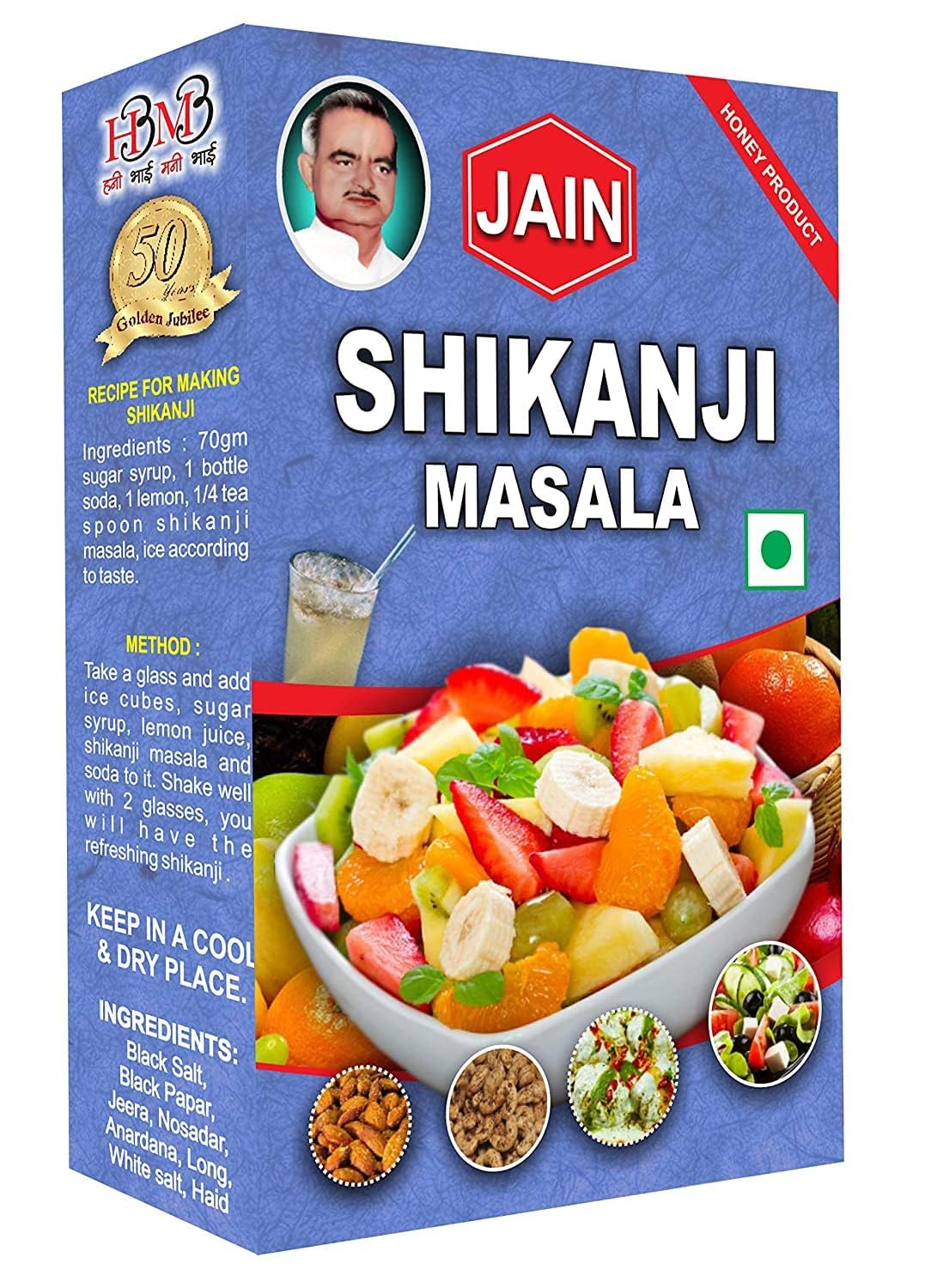 Jain Shikanji Shikanji Masala 100gm (Pack of 4)