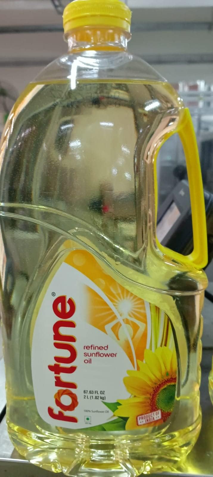 Pure Sunflower Oil Packed in 2 Liter Jar