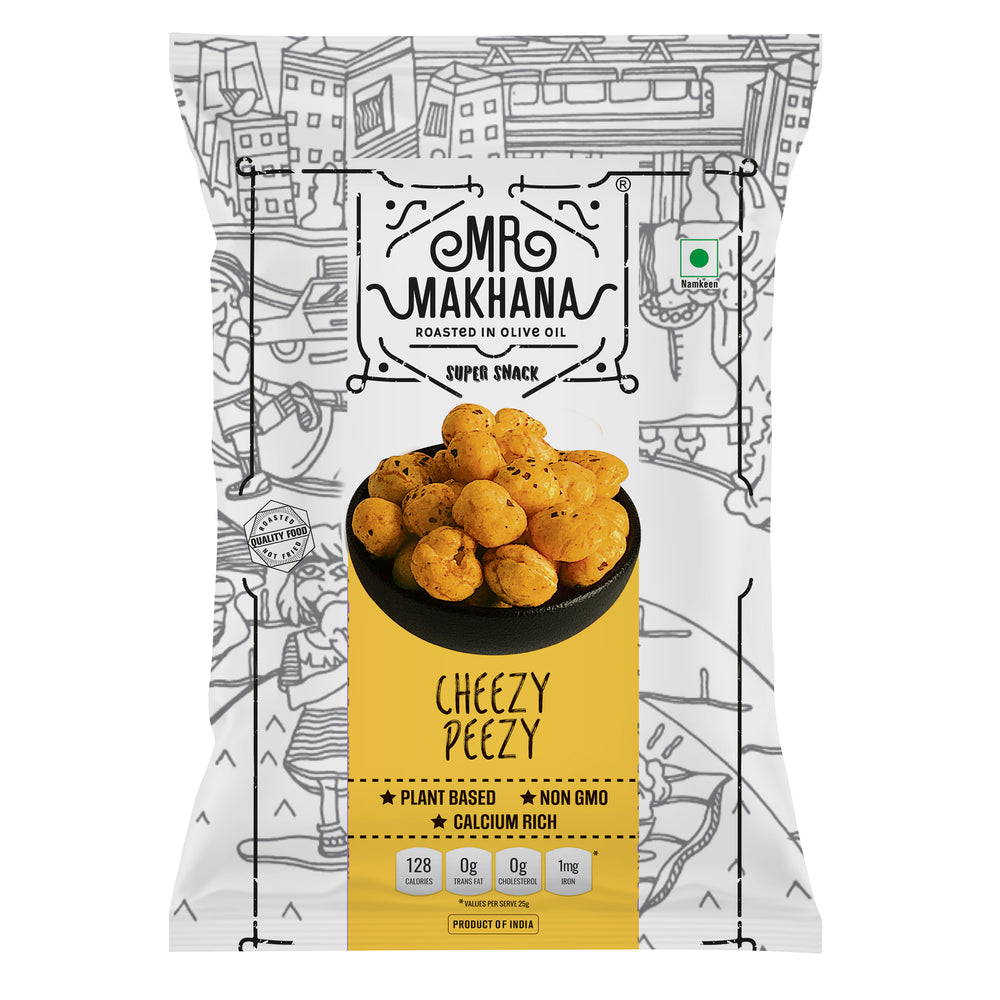 Mr Makhana Cheezy Peezy 75GM - Pack of 2