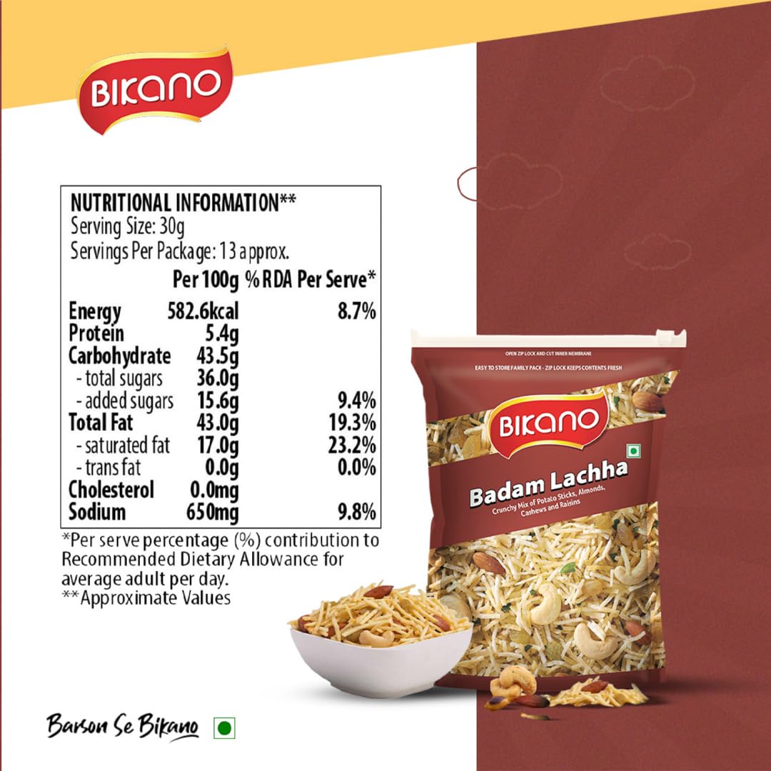 Bikano Badam Lachha, 400g