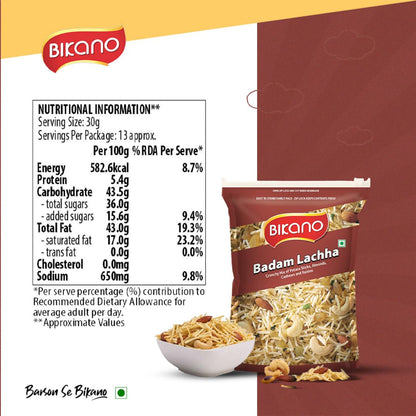 Bikano Badam Lachha, 400g