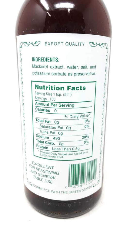 Rufina Patis Fish Sauce - 25 oz.