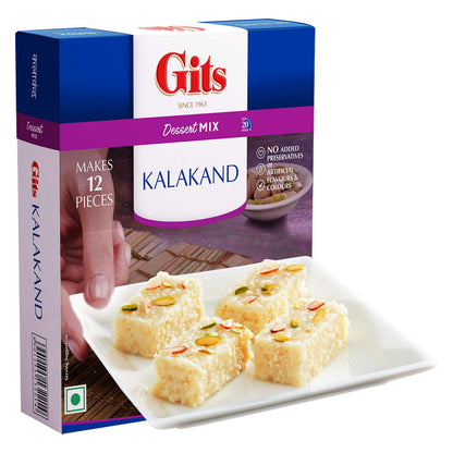 Gits Dessert Kalakand Mix, 800g (Pack of 4 X 200g Each)