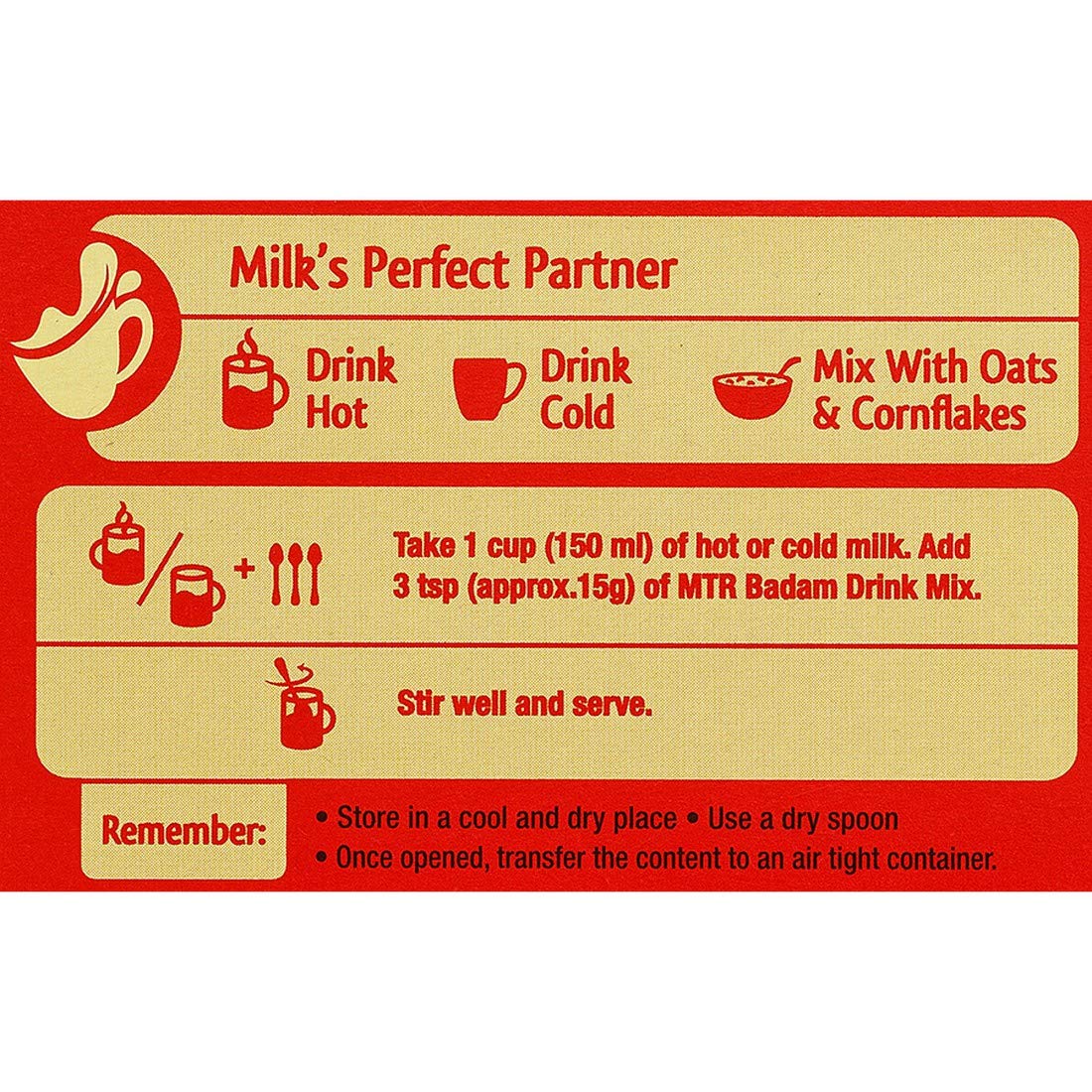 MTR- Badam drink mix 500 gms - Fruit Juice