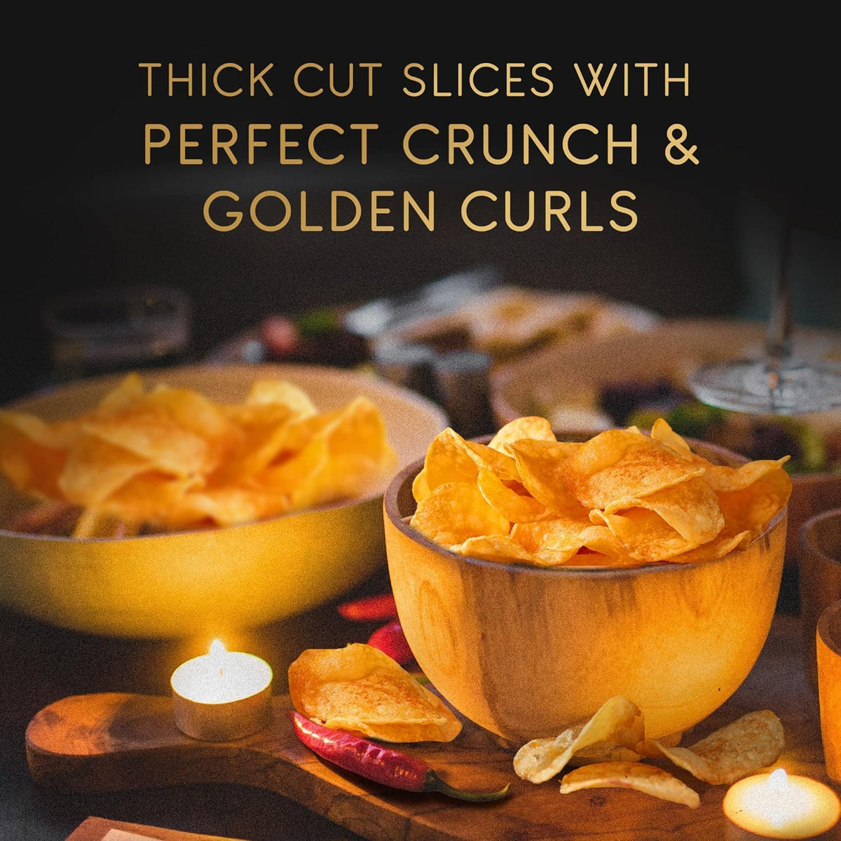 GB Lay's Gourmet Thai Sweet Chilli Indian Chips, Kettle Chips, 3 Pack | 55g (total 165g)
