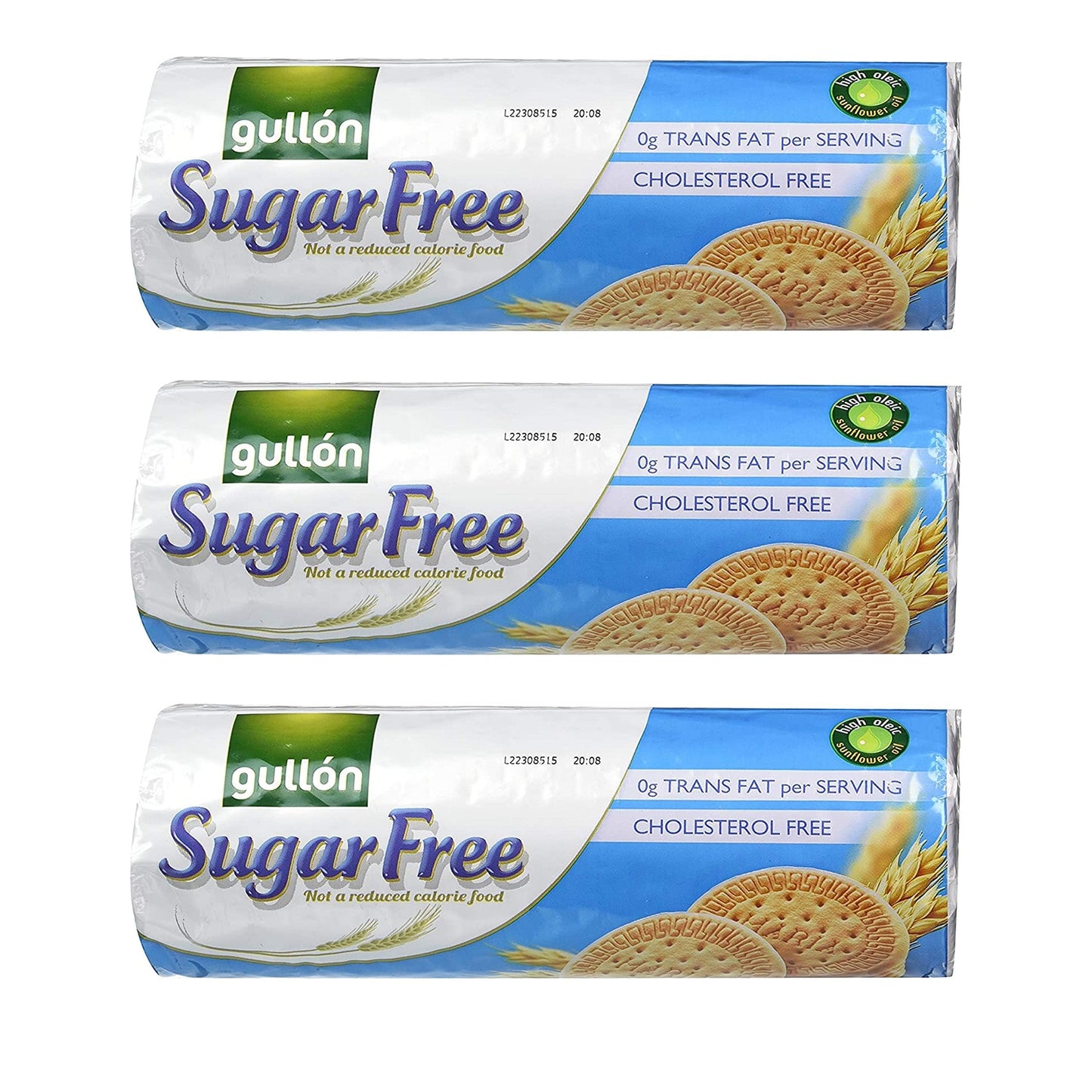 Gullon Sugar Free Maria Biscuits (3 Pack, Total of 21oz)