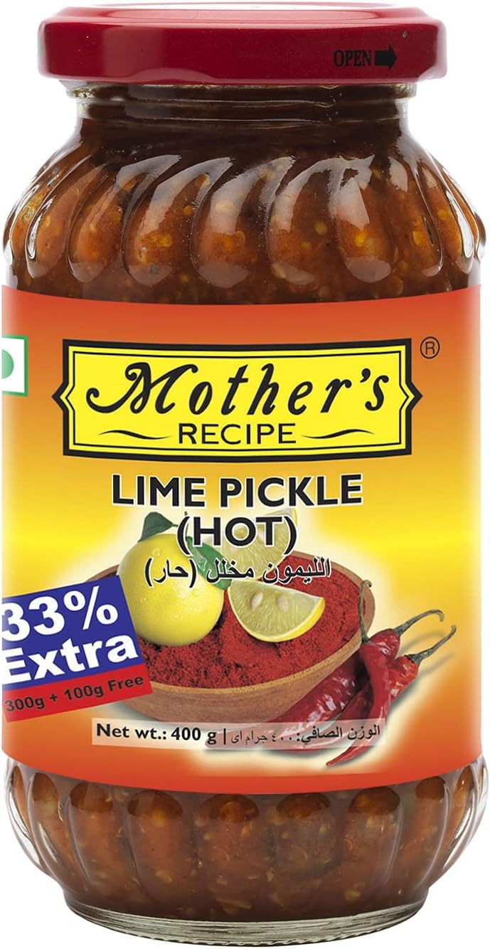 Mother's Recipe Lime Pickle HOT 500 gms