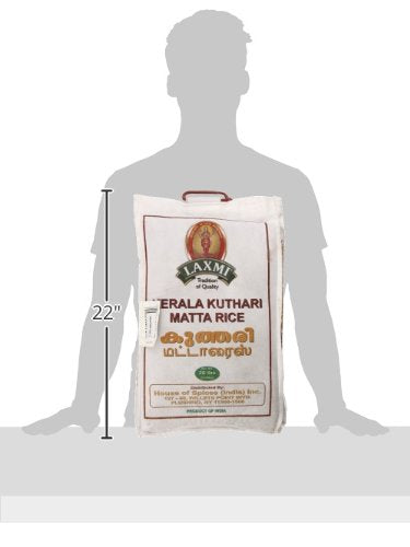 Laxmi Kerala Kuthari Mutta Rice 20 lbs - Basmati Rice