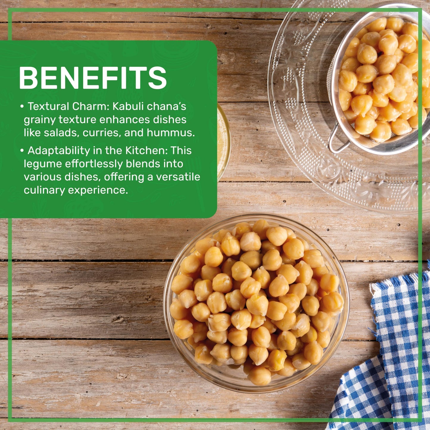Jiva Organics Raw Chickpeas (Whole Garbanzo Beans) 2 LB Bag - Gluten Free, Non GMO, Vegan