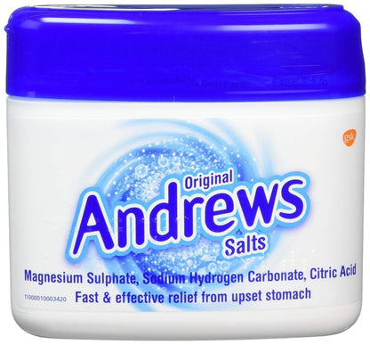 Andrews Original Salts, Fast and Effective Relief from Upset Stomach, Indigestion Relief Supplement, 150g