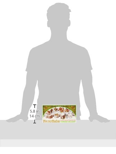 Hazer Baba Turkish Delight Double Roasted Pistachio-rich 350 g (12.25 oz) by Hazer Baba [Foods]