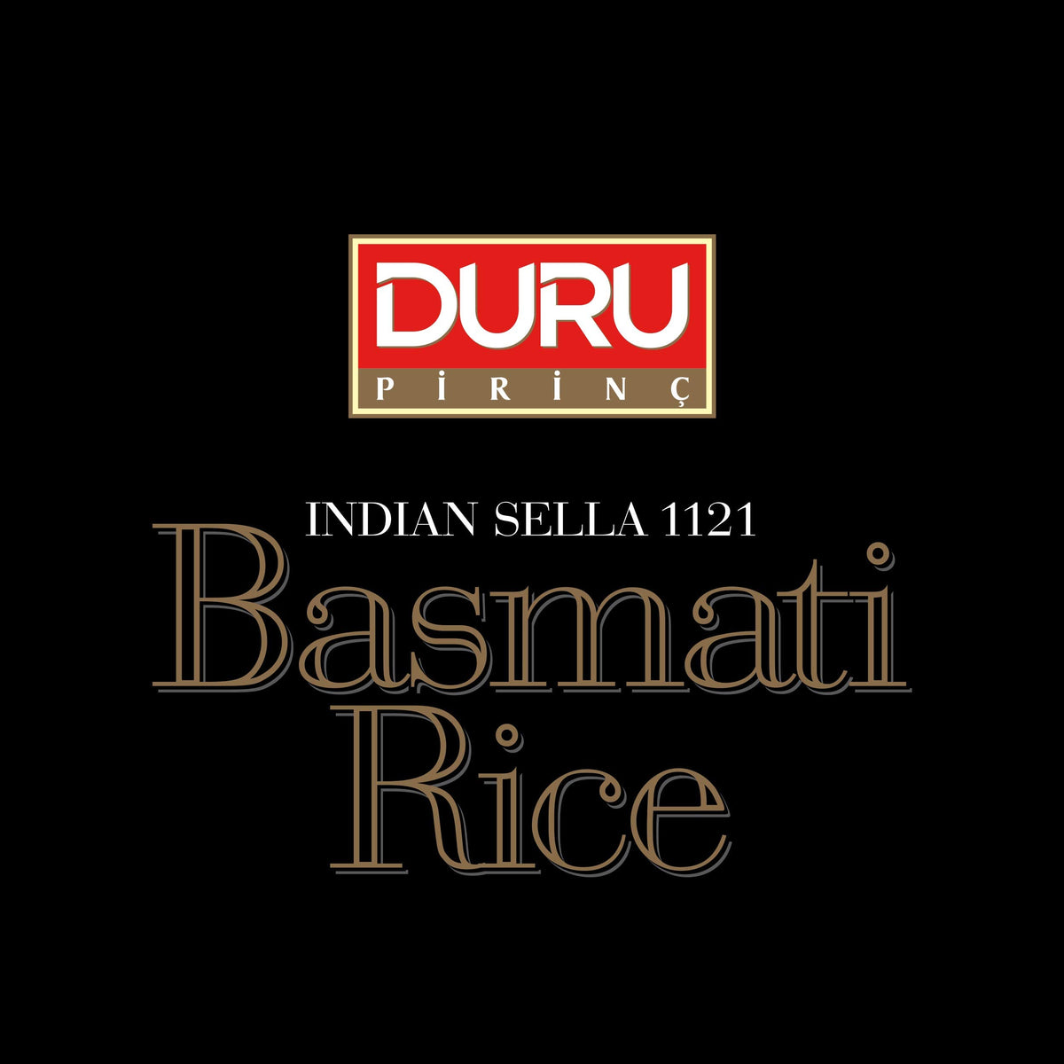 Duru Basmati White Rice, 159oz (4500g), 100% Natural and Certificated, Non-GMO, Great for Vegan Recipes, Gluten Free