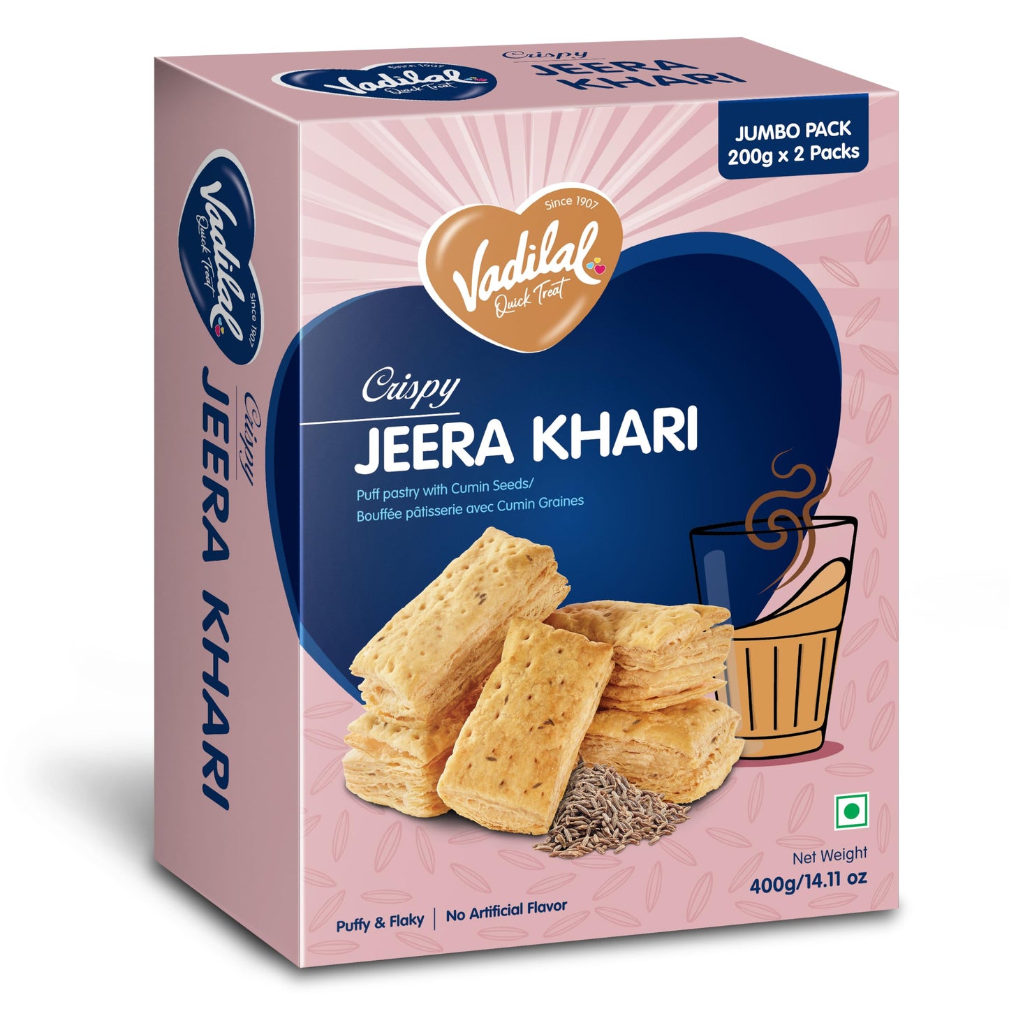 Vadilal Premium Jeera Khari 200 gm x 2