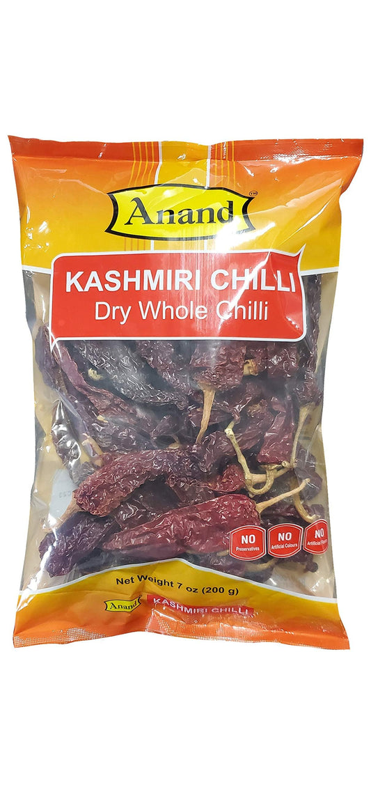 Anand Kashmiri Dry Whole Chilies 7.04oz