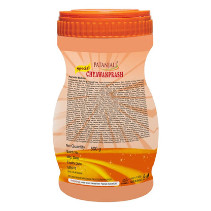 Patanjali Special Chyawanprash W/ Saffron Kesar 500 Gms - Herbal Supplement