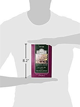Ahmad Tea Black Tea, Barooti Assam Loose Leaf, 454g (Pack of 12) - Caffeinated and Sugar-Free
