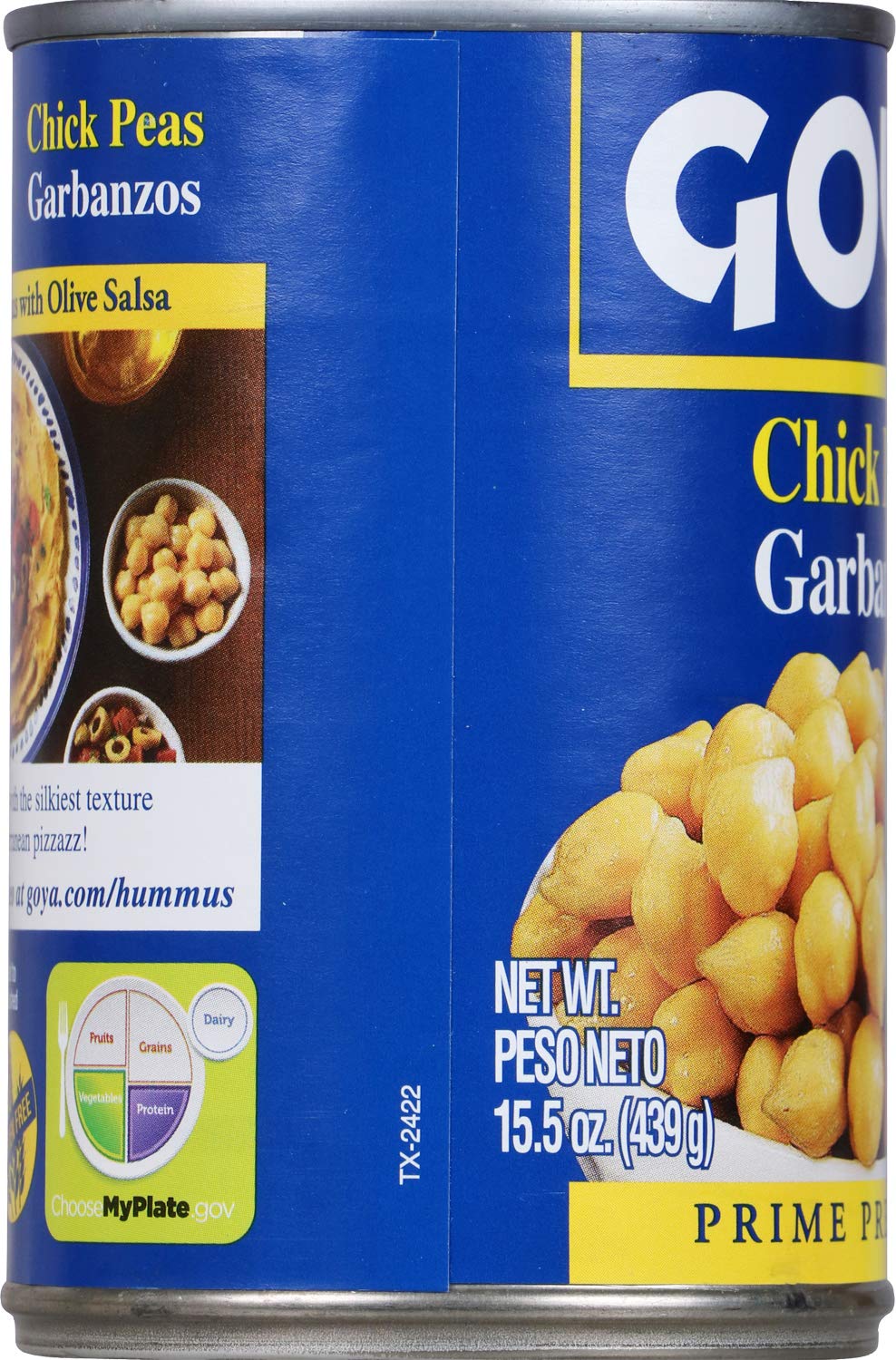 Goya Chick Peas, Garbanzo Beans, 15.5 Ounce