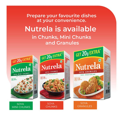 Nutrela, Soya Chunks, 200 Grams(gm)