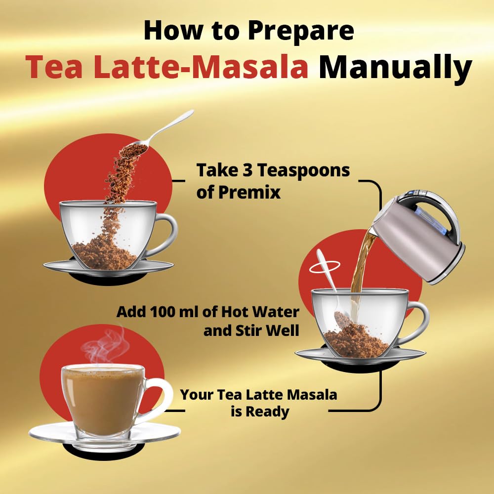 Cafe Desire Tea Latte Unsweetened Masala 650 Grams