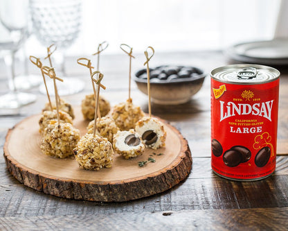 Lindsay Large Black Ripe Pitted Olives 6 oz - Food / Masala / Dal