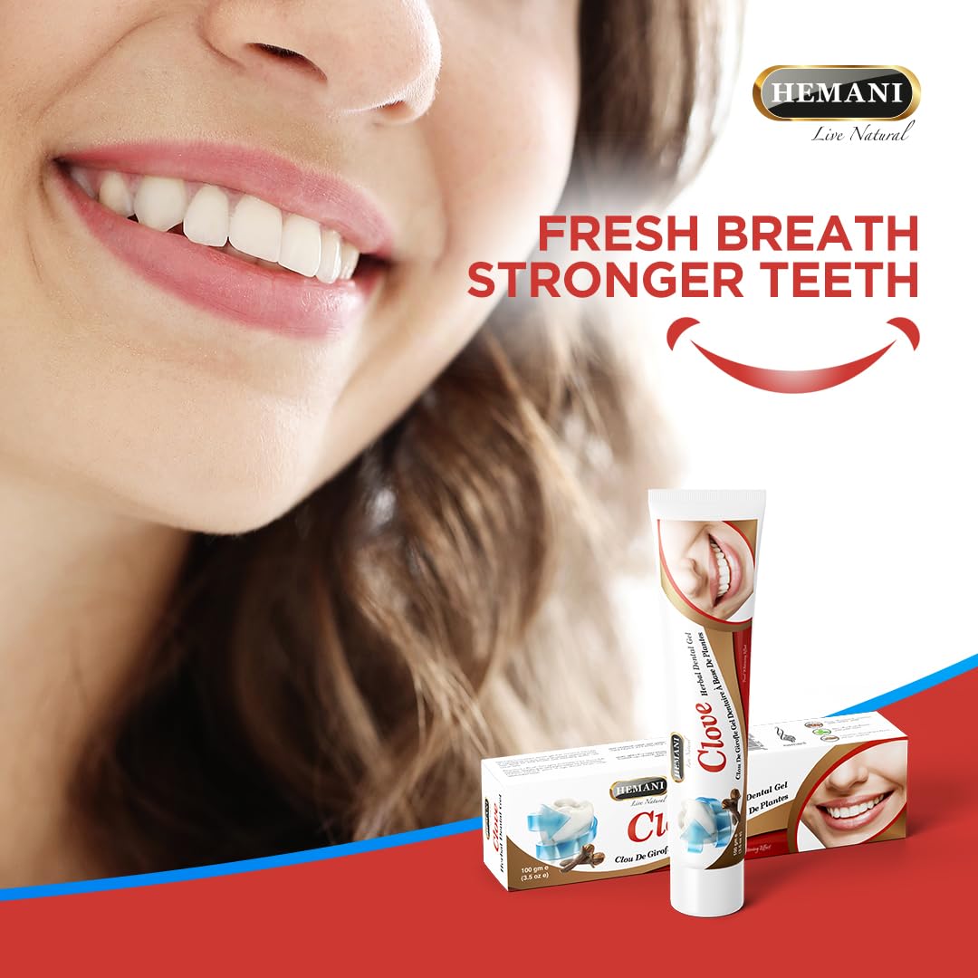 Clove Toothpaste 3.5 OZ (100g) I Whitening Effect with Clove, Mint and Liquorice I Strenghtens Gums I Fresh Breath