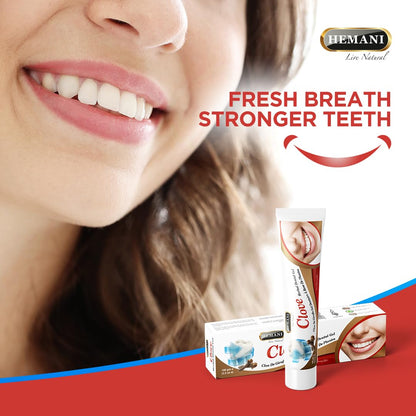 Clove Toothpaste 3.5 OZ (100g) I Whitening Effect with Clove, Mint and Liquorice I Strenghtens Gums I Fresh Breath