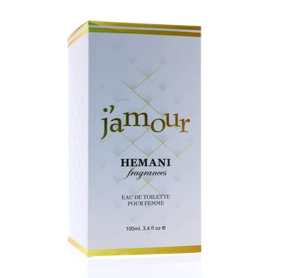 Indulge in the Romantic Scent of Hemani FRAGRANCES J'Amour Perfume for Women - 100mL (3.4 FL OZ) of Eau de Toilette