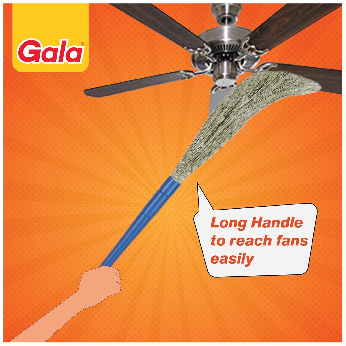 Gala No Dust Floor Broom- (Freedom From New Broom Dust- Bhusa) (Pack Of 1)