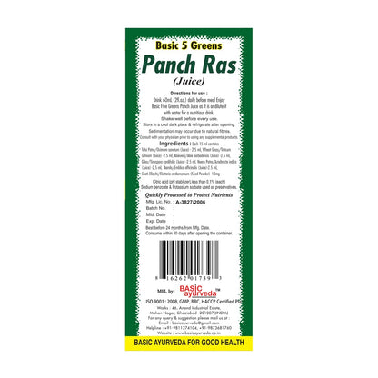 Basic Ayurveda Panch Ras Juice 480 ml