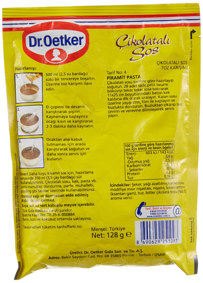 Dr. Oetker Dessert Chocolate Sauce 128gr