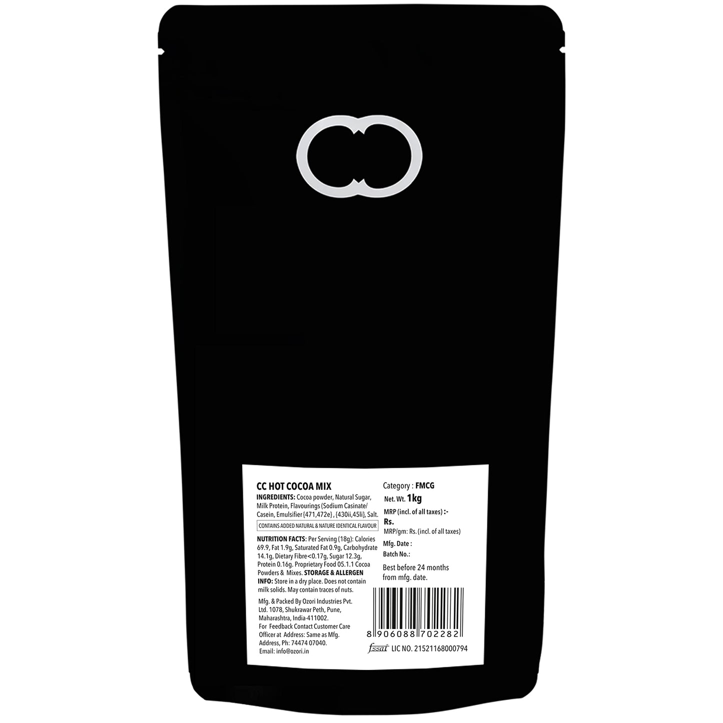 Colombian Brew Double Chocolate Hot Cocoa Powder Mix, 1kg