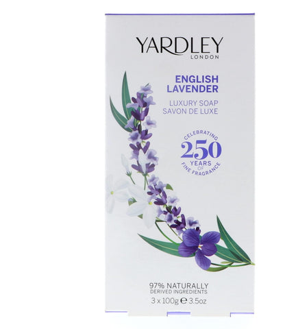 Yardley London Value Pack Luxury Soap 3x100g English Lavender