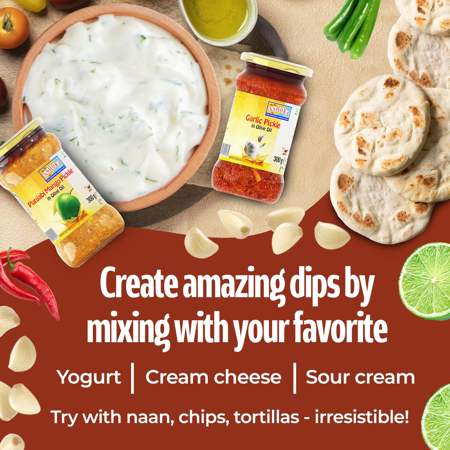 Ashoka Punjabi Pachranga Pickle In Olive Oil 300 gms