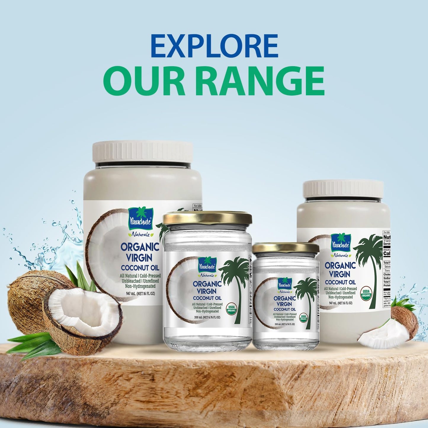 Patachute Organic Virgin Coconut Oil 200 ml - Food / Masala / Dal