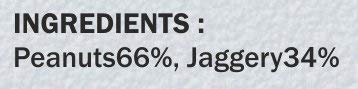 Jabsons - Chikki Peanut Gud (Peanut Brittles in Jaggery), 400g