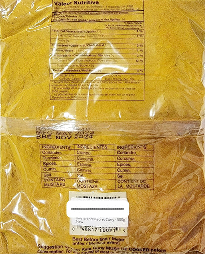 Kala Brand Madras Curry - 500g