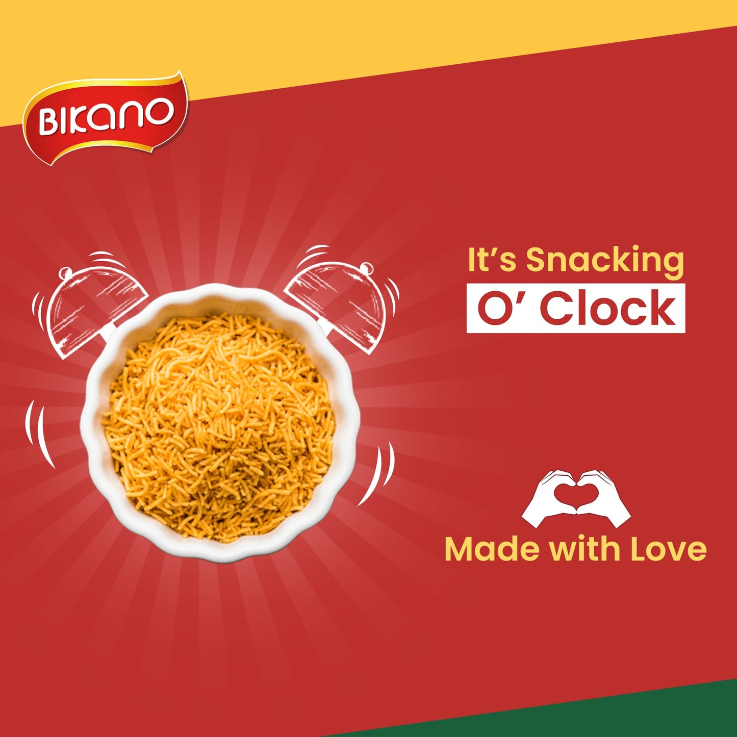 Bikano Aloo Bhujia, Indian Namkeen, (14.1oz)