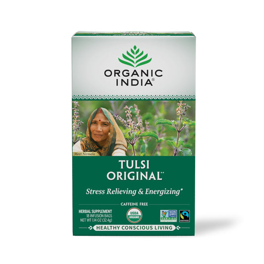 Tulsi Original -Organic India 18 infusion bags - Food / Masala / Dal