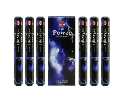 Divine Power - Box of Six 20 Stick Tubes - Hem Incense