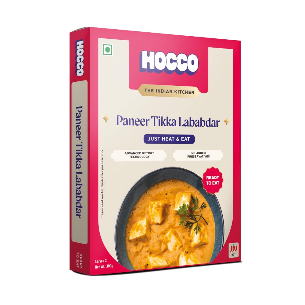 HOCCO Ready To Eat Paneer Tikka Lababdar, 300gm
