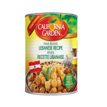 California Garden Fava Beans Lebanese Recipe 450g (4 cans)