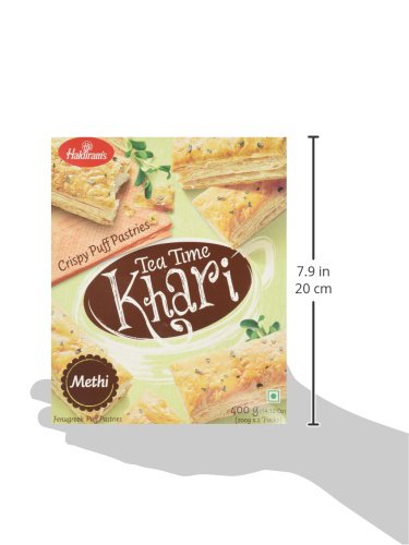 Haldiram's Khari -Mild Methi puff biscuits 400 gms
