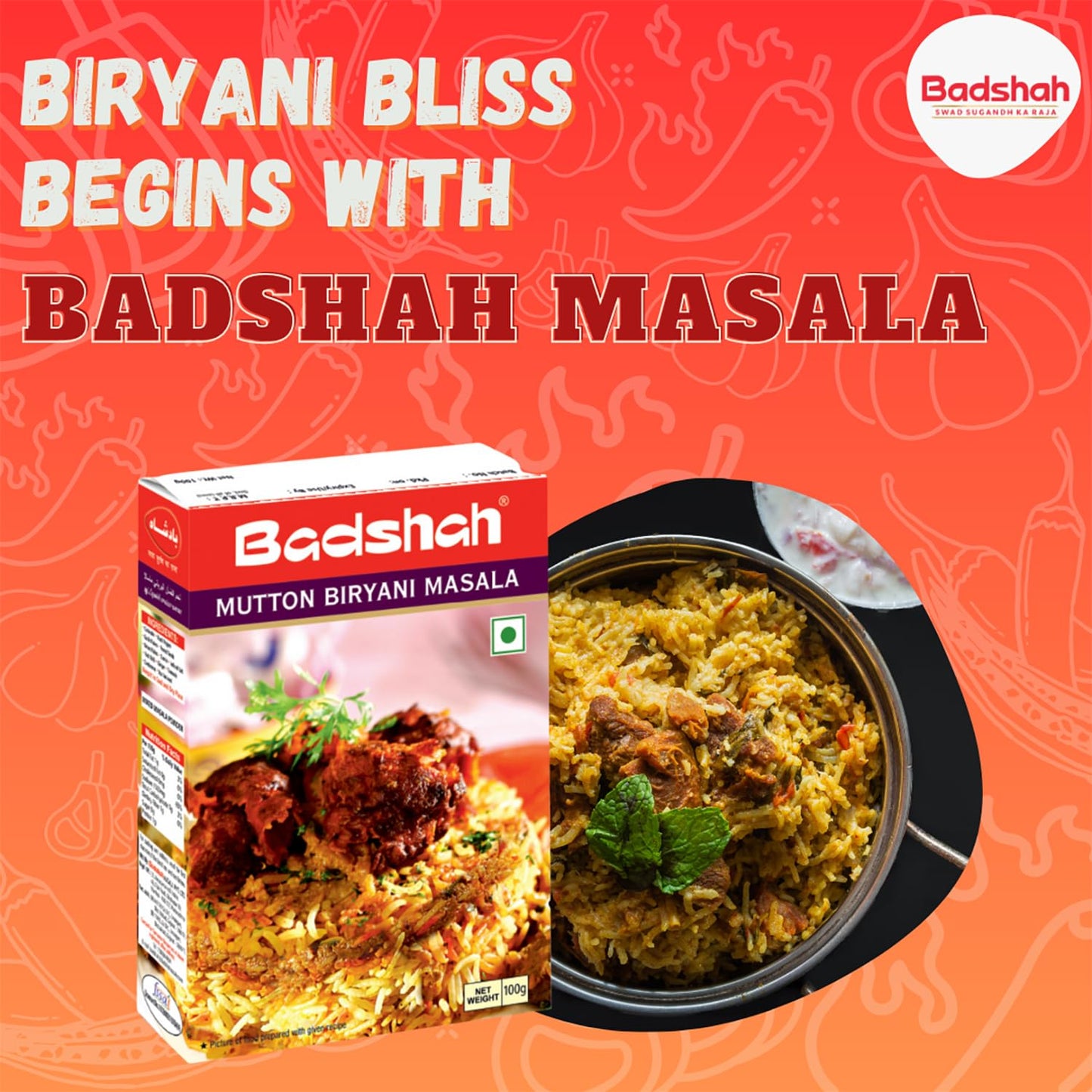 Badshah Mutton Biryani Masala 100 gms