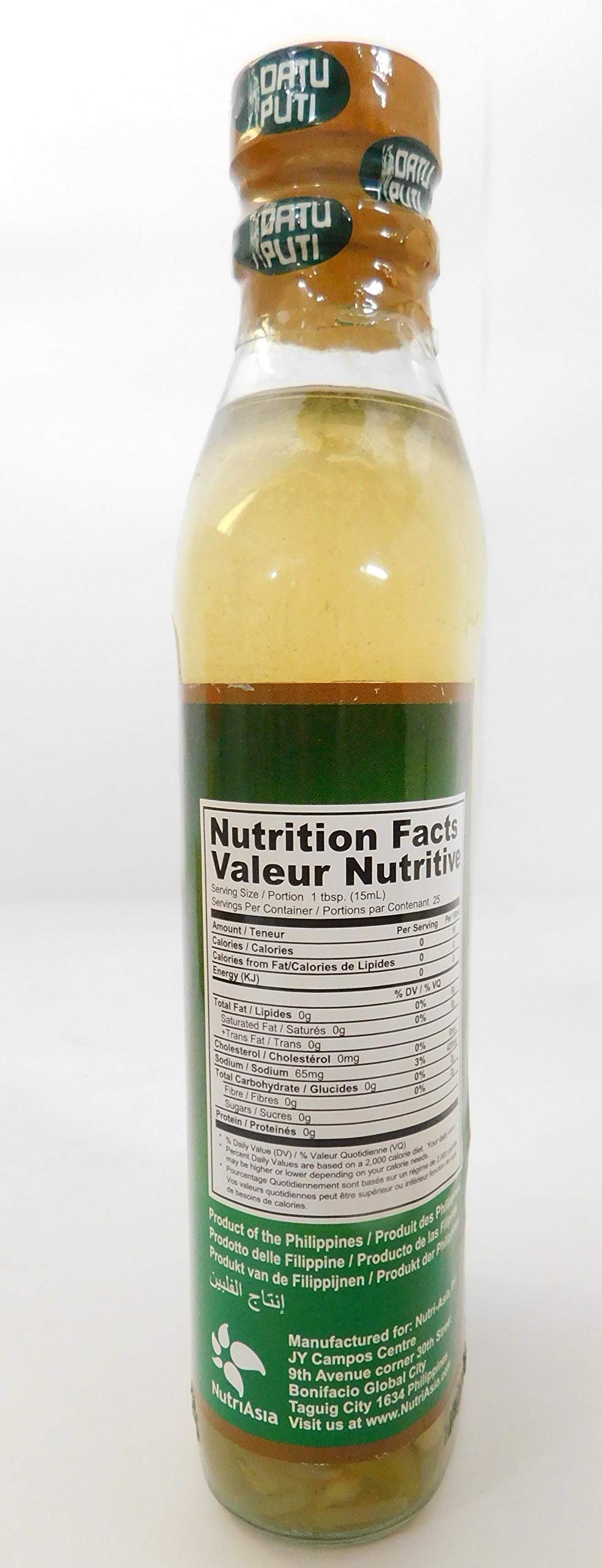 Datu Puti Sukang Sinamak-Spiced Cane Vinegar 12.68 Fl oz (Pack of 1)