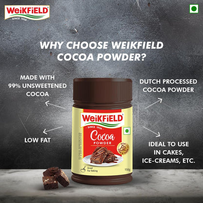 WeiKFiELD Cocoa Powder, 150g